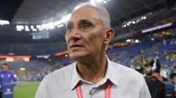 DOHA, QATAR - DECEMBER 05: Adenor Leonardo Bacchi, Head Coach of Brazil, acknowledges the fans prior to the FIFA World Cup Qatar 2022 Round of 16 match between Brazil and South Korea at Stadium 974 on December 05, 2022 in Doha, Qatar. (Photo by Buda Mendes/Getty Images)