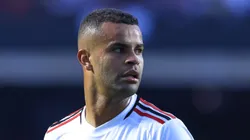 SP - SAO PAULO - 16/07/2023 - BRASILEIRO A 2023, SAO PAULO X SANTOS - Alisson jogador do Sao Paulo durante partida contra o Santos no estadio Morumbi pelo campeonato Brasileiro A 2023. Foto: Marcello Zambrana/AGIF