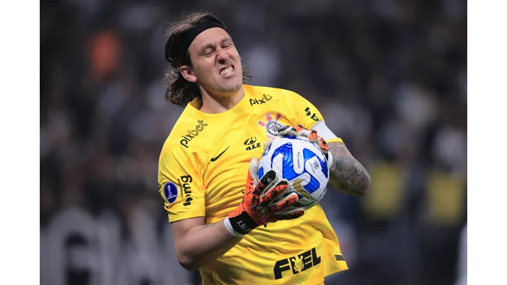 Ettore Chiereguini/AGIF. Cássio 'alivia' derrota do Corinthians na Sul-Americana