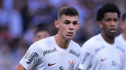 SP - SAO PAULO - 03/09/2023 - BRASILEIRO A 2023, CORINTHIANS X PALMEIRAS - Gabriel Moscardo jogador do Corinthians durante partida contra o Palmeiras no estadio Arena Corinthians pelo campeonato Brasileiro A 2023. Foto: Ettore Chiereguini/AGIF