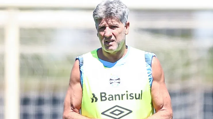 Foto: Lucas Uebel/Grêmio/Divulgação - Renato: técnico pode ficar fora do GreNal 440