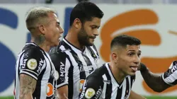 MG - Belo Horizonte - 14/08/2021 - BRASILEIRO A 2021 - ATLETICO-MG X PALMEIRAS - Savarino jogador do Atletico-MG comemora seu gol durante partida contra o Palmeiras no estadio Mineirao pelo campeonato Brasileiro A 2021. Foto: Fernando Moreno/AGIF
