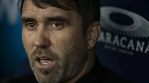 RJ - RIO DE JANEIRO - 27/09/2023 - LIBERTADORES 2023, FLUMINENSE X INTERNACIONAL - Eduardo Coudet técnico do Internacional durante partida contra o Fluminense no estádio Maracanã pelo campeonato Libertadores 2023. Foto: Jorge Rodrigues/AGIF
