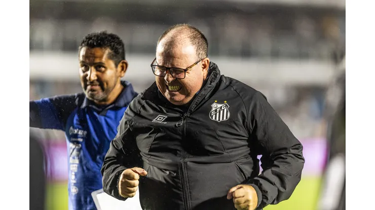 SP - SANTOS - 01/10/2023 - BRASILEIRO A 2023, SANTOS X VASCO - Marcelo Fernandes tecnico do Santos durante partida contra o Vasco no estadio Vila Belmiro pelo campeonato Brasileiro A 2023. Foto: Abner Dourado/AGIF