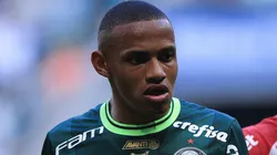 Foto: Ettore Chiereguini/AGIF - Jhon Jhon jogador do Palmeiras durante partida contra o Fortaleza no estadio Arena Allianz Parque pelo campeonato Brasileiro A 2023.