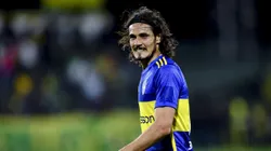 FLORENCIO VARELA, ARGENTINA - SEPTEMBER 15: Edinson Cavani of Boca Juniors gestures during a match between Defensa y Justicia and Boca Juniors as part of Group B of Copa de la Liga Profesional 2023 at Estadio Norberto Tomaghello on September 15, 2023 in Florencio Varela, Argentina. (Photo by Marcelo Endelli/Getty Images)