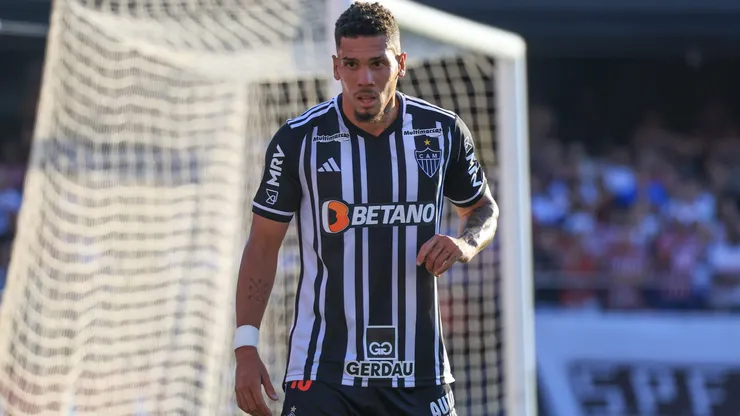 Paulinho e Pavon aprontam na Arena MRV Foto: Marcello Zambrana/AGIF
