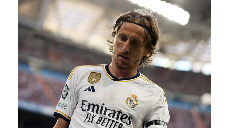 Florencia Tan Jun/Getty Images. Modric se aproxima de saída no Real Madrid