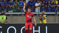 Vitor Roque marca o 1° gol após grave lesão sofrida. Foto: Gilson Lobo/AGIF