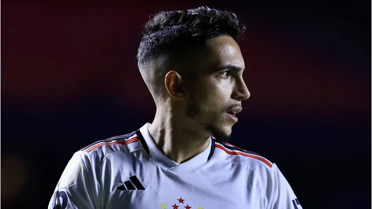 Rai Ramos jogador do Sao Paulo durante partida contra o America-MG no estadio Morumbi pelo campeonato BRASILEIRO A 2023. Foto: Marcello Zambrana/AGIF
