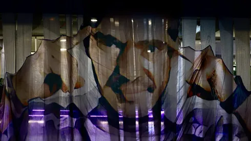 Foto: Marcello Zambrana/AGIF - Abel foi homenageado pela torcida do Palmeiras