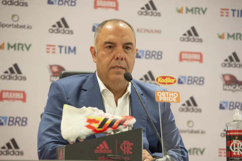 Foto: Alexandre Vidal / Flamengo – Braz segue alinhado com Landim