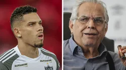 Paulinho, cria Cruz-Maltina, não esqueceu os ensinamentos de Eurico e fez questão de expor - Foto Paulinho: Pedro Souza / Atlético - Foto Eurico: Armando Paiva/AGIF