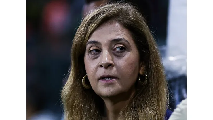 Leila Pereira definiu o futuro do do Palmeiras na janela Foto: Fabio Giannelli/AGIF