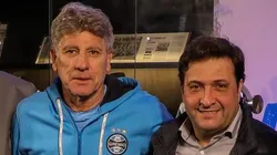 Alberto Guerra, presidente do Grêmio e Renato Gaúcho, treinador do Grêmio - Foto: Guilherme Testa/Grêmio FBPA
