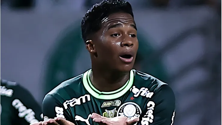 Endrick fala como o Palmeiras chega nas últimas rodadas do Brasileirão - Foto: Fabio Giannelli/AGIF