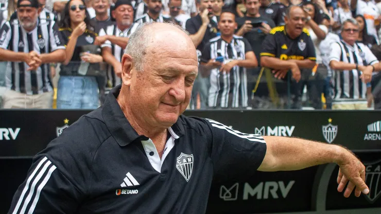 Felipão vê evolução do Galo. Fernando Moreno/AGIF