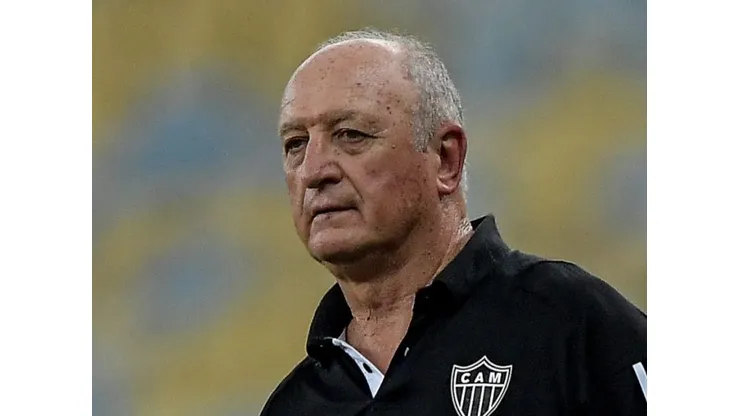 Luiz Felipe Scolari, técnico do Atletico-MG, durante partida contra o Flamengo no estadio Maracana pelo campeonato Brasileiro A 2023. Foto: Thiago Ribeiro/AGIF