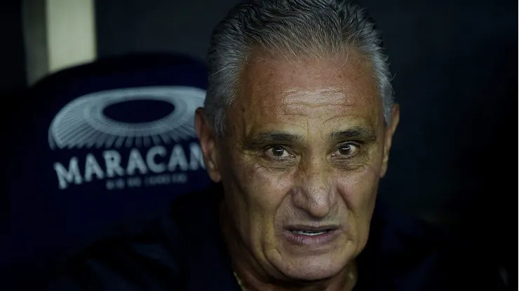 Tite tecnico do Flamengo durante partida contra o Atletico-MG no estadio Maracana pelo campeonato Brasileiro A 2023. Alexandre Loureiro/AGIF