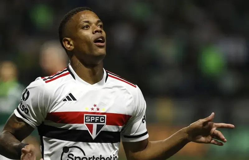 Caio Paulista comemora gol marcado, pelo São Paulo – Foto: Rubens Chiri/São Paulo