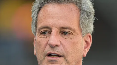 Rodolfo Landim, presidente do Flamengo, durante partida contra o Vasco no estadio Engenhao pelo campeonato Carioca - Foto: Thiago Ribeiro/AGIF