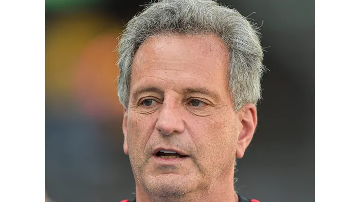 Rodolfo Landim, presidente do Flamengo, durante partida contra o Vasco no estadio Engenhao pelo campeonato Carioca - Foto: Thiago Ribeiro/AGIF