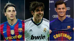 Ibrahimovic, Kaká e Coutinho. Getty Images