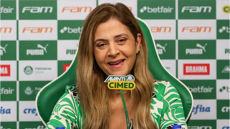 Leila Pereira presidente do Palmeiras deu uma ajudinha para o Galo no Brasileiro. Foto: Cesar Greco/Palmeiras/by Canon