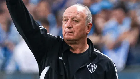 Luis Felipe Scolari tecnico do Atletico-MG durante partida contra o Gremio no estadio Arena do Gremio pelo campeonato Brasileiro A 2023. Maxi Franzoi/AGIF