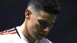 James Rodriguez jogador do Sao Paulo durante partida contra o Palmeiras no estadio Arena Allianz Parque pelo campeonato Brasileiro A 2023. Foto: Marcello Zambrana/AGIF