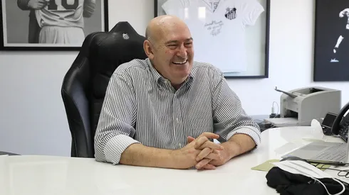 Andrés Rueda, presidente do Santos. Foto: Pedro Ernesto Guerra Azevedo/Santos FC