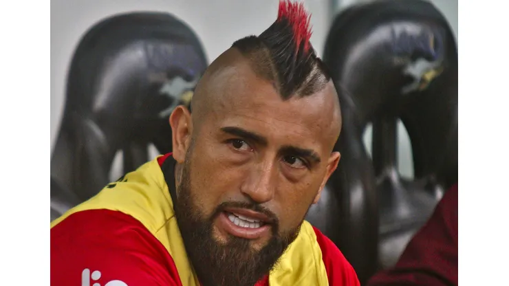 Vidal recebeu uma provocação de ex-companheiro de Gávea - Foto: Gabriel Machado/AGIF