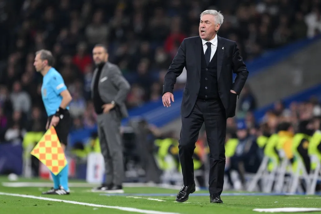 Ancelotti, técnico do Real Madrid – Foto: David Ramos/Getty Images