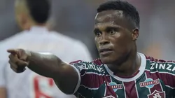 Jhon Arias jogador do Fluminense durante partida contra o Internacional no estadio Maracana pelo campeonato Libertadores 2023. Foto: Alexandre Loureiro/AGIF