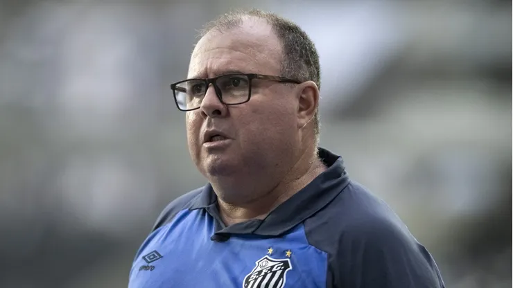 Marcelo Fernandes tecnico do Santos durante partida contra o Botafogo no estadio Engenhao pelo campeonato Brasileiro A 2023. Jorge Rodrigues/AGIF