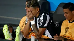 Tiquinho Soares deoslado em um dos jogos do Botafogo. Foto: Wagner Meier/Getty Images;