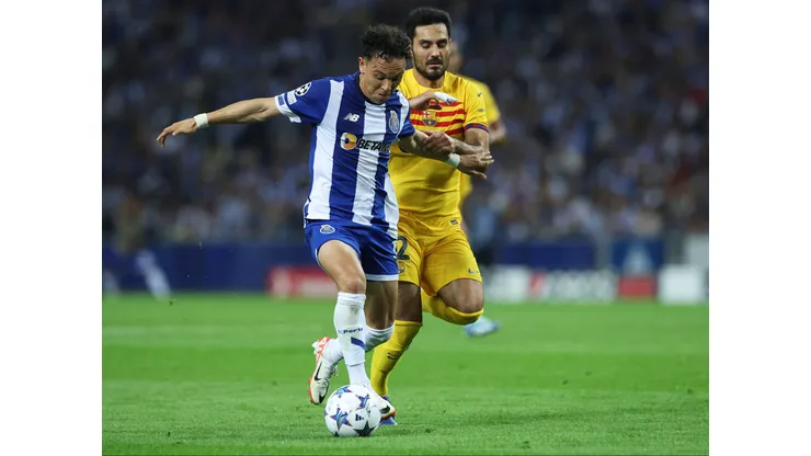 Porto e Barcelona se enfrentaram no primeiro turno da fase de grupos da Liga dos Campeões, no Camp Nou (Foto: Carlos Rodrigues/Getty Images)
