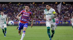 Gómez acabou expulso diante do Fortaleza. Foto: Lucas Emanuel/AGIF