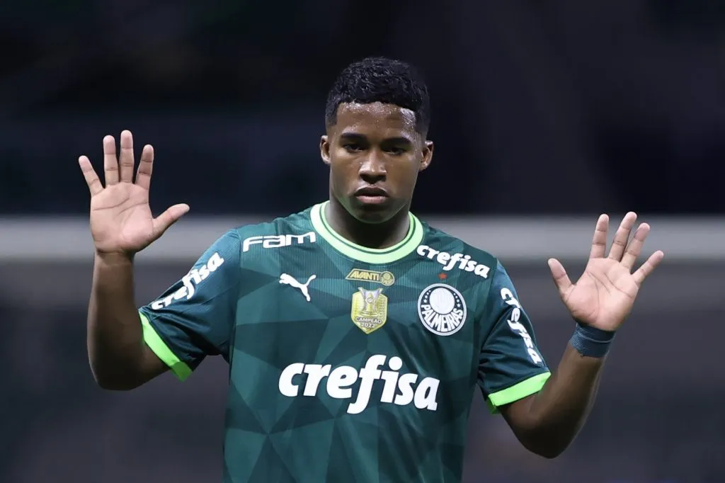 Endrick, do Palmeiras - Foto: Marcello Zambrana/AGIF