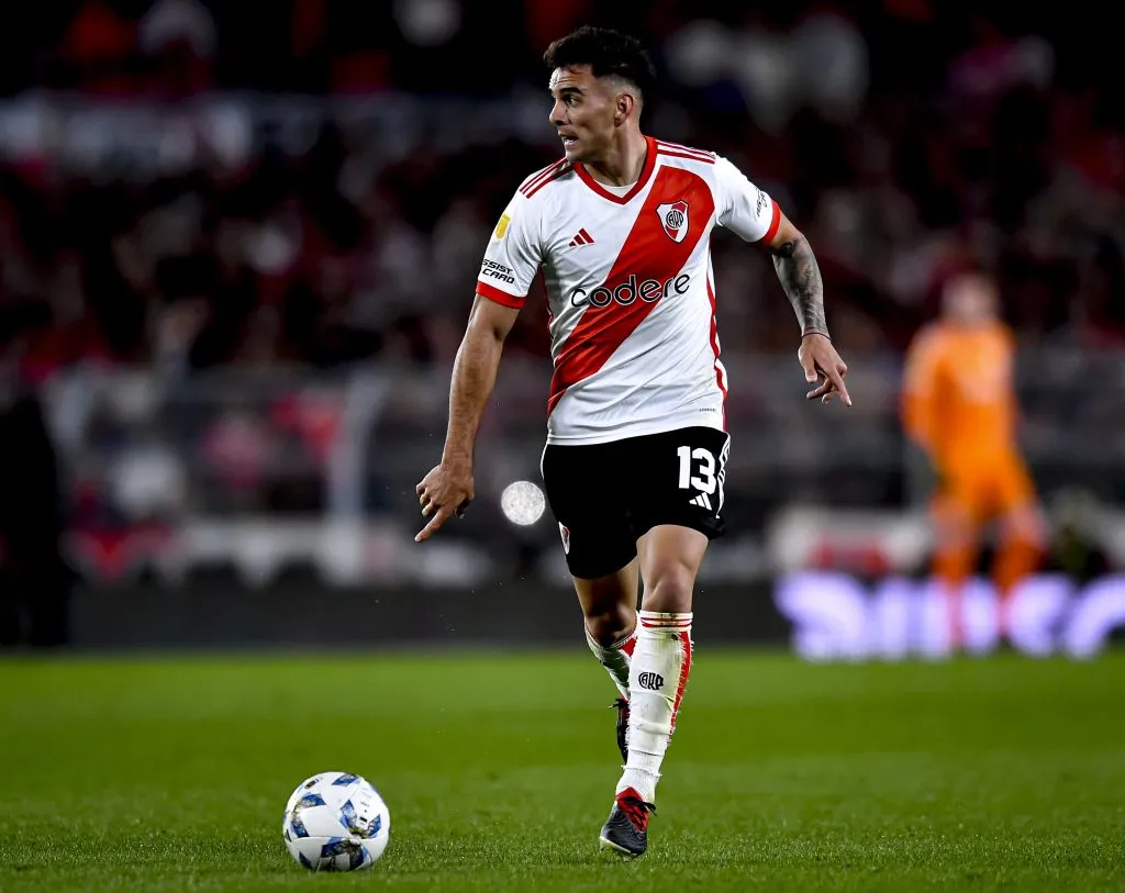 Enzo Diaz jogador do River Plate na mira do Flamengo. Foto: Marcelo Endelli/Getty Images