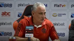 Tite durante coletiva do Flamengo - Foto: Gilvan de Souza/Flamengo