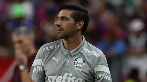Abel Ferreira viu Gustavo Gómez ser expulso em péssima partida contra o Fortaleza - Foto: Cesar Greco/Ag. Palmeiras