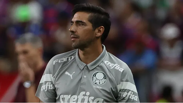 Abel Ferreira viu Gustavo Gómez ser expulso em péssima partida contra o Fortaleza - Foto: Cesar Greco/Ag. Palmeiras