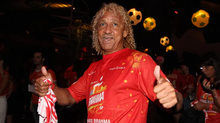 Biro-Biro, ex-jogador e ídolo do Corinthians em evento. Foto: Ricardo Bufolin/Getty Images.