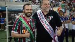 Bittencourt e Casares no Maracanã - Foto: Lucas Merçon/Fluminense