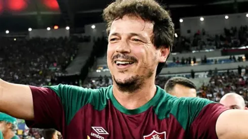Fernando Diniz comemorando vitória - Foto: Divulgação/Fluminense
