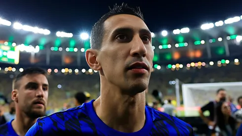 Foto: Buda Mendes/Getty Images - Di María em partida entre Brasil e Argentina válida pelas Eliminatórias para a Copa do Mundo de 2026