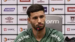 Martinelli durante coletiva no Fluminense - Foto: Marcelo Gonçalves/FFC