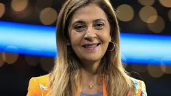 Leila Pereira, presidente do Palmeiras, antes de partida contra o Tombense no estadio Arena Allianz Parque pelo campeonato Copa do Brasil 2023. Foto: Ettore Chiereguini/AGIF