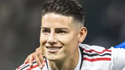 James Rodríguez, meia do São Paulo, durante partida contra o Palmeiras no estadio Arena Allianz Parque pelo campeonato Brasileiro A 2023. Foto: Abner Dourado/AGIF